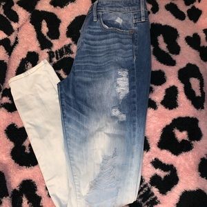 High wasted ombré Abercrombie jeans